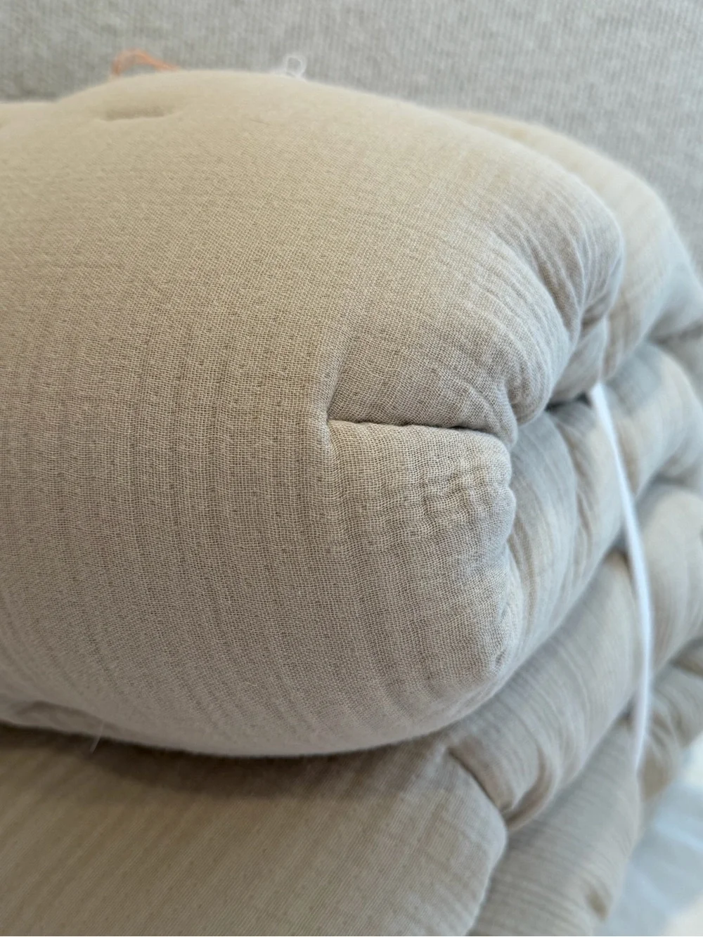 Quince Organic Airy Gauze Dream Quilt Set Full/Queen Dune
